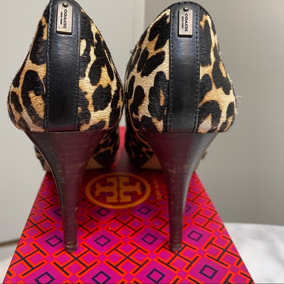 Coach animal print high heel - Picture 3 of 7